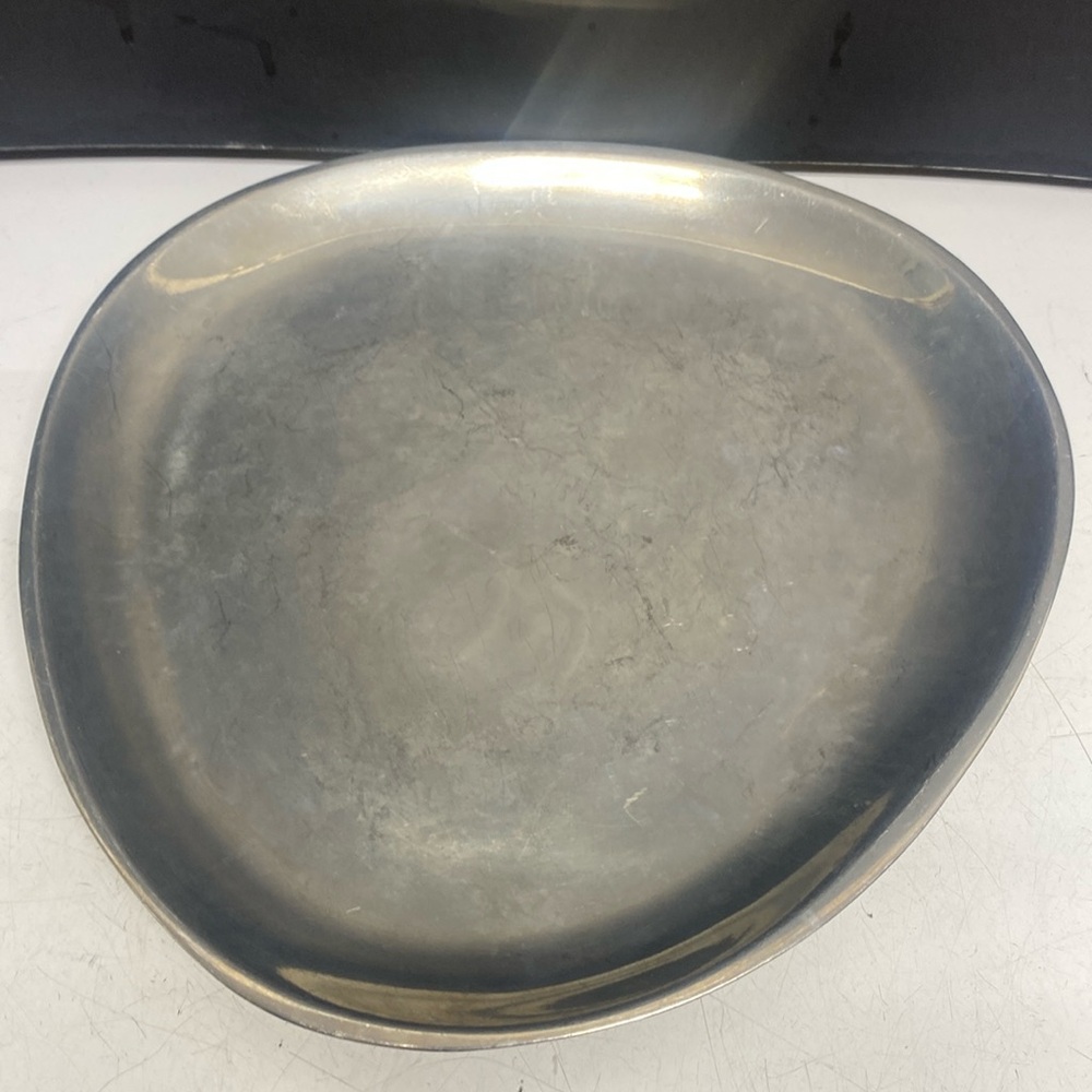 Nambe 525 Platter Aluminum Triangular Tray